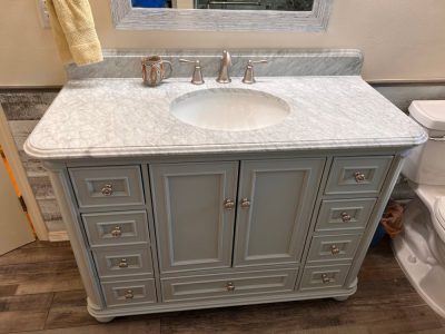 New Bathroom Cabinet